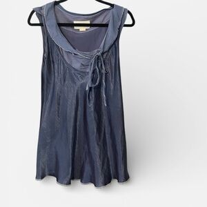 Hanii Y blue tie tank